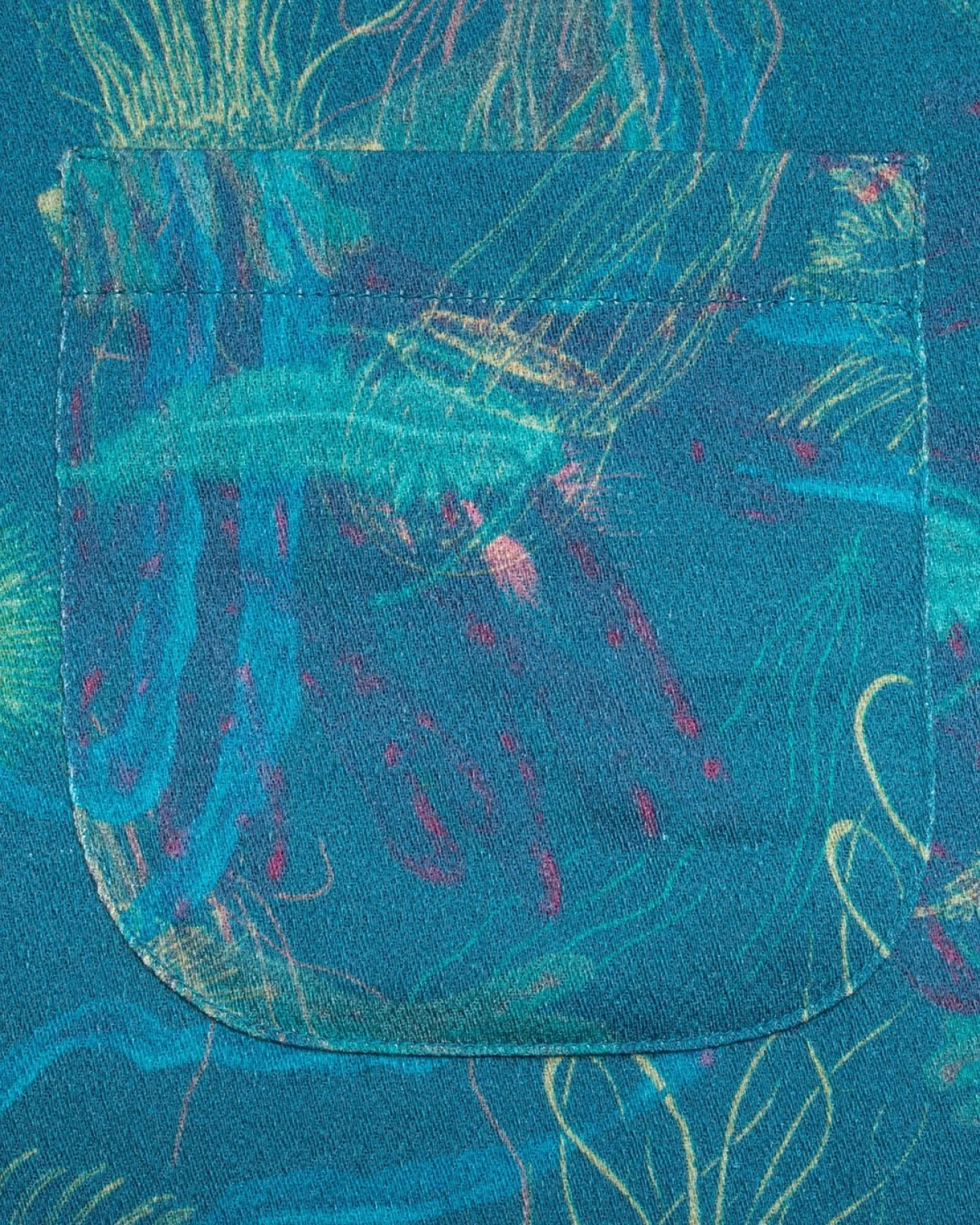 Hemd Arvid Hawaii Deep Sea Blau – Ansicht 6
