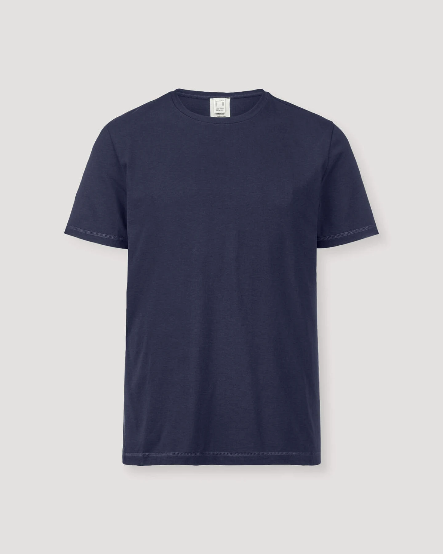 hessnatur Herren T-Shirt PURE COTTON aus Bio-Baumwolle - blau - Größe 46 – Ansicht 4