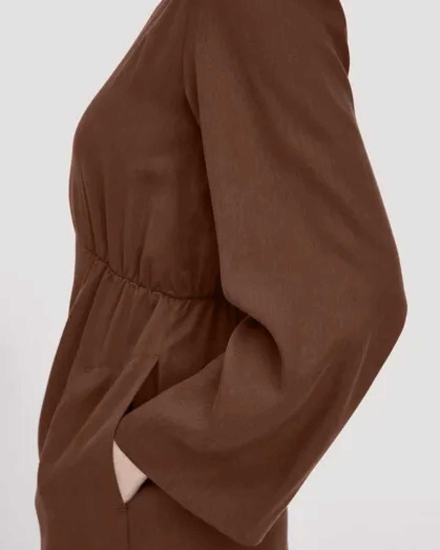 hessnatur Kleid Kniebedeckend aus reinem TENCEL Lyocell – Ansicht 2