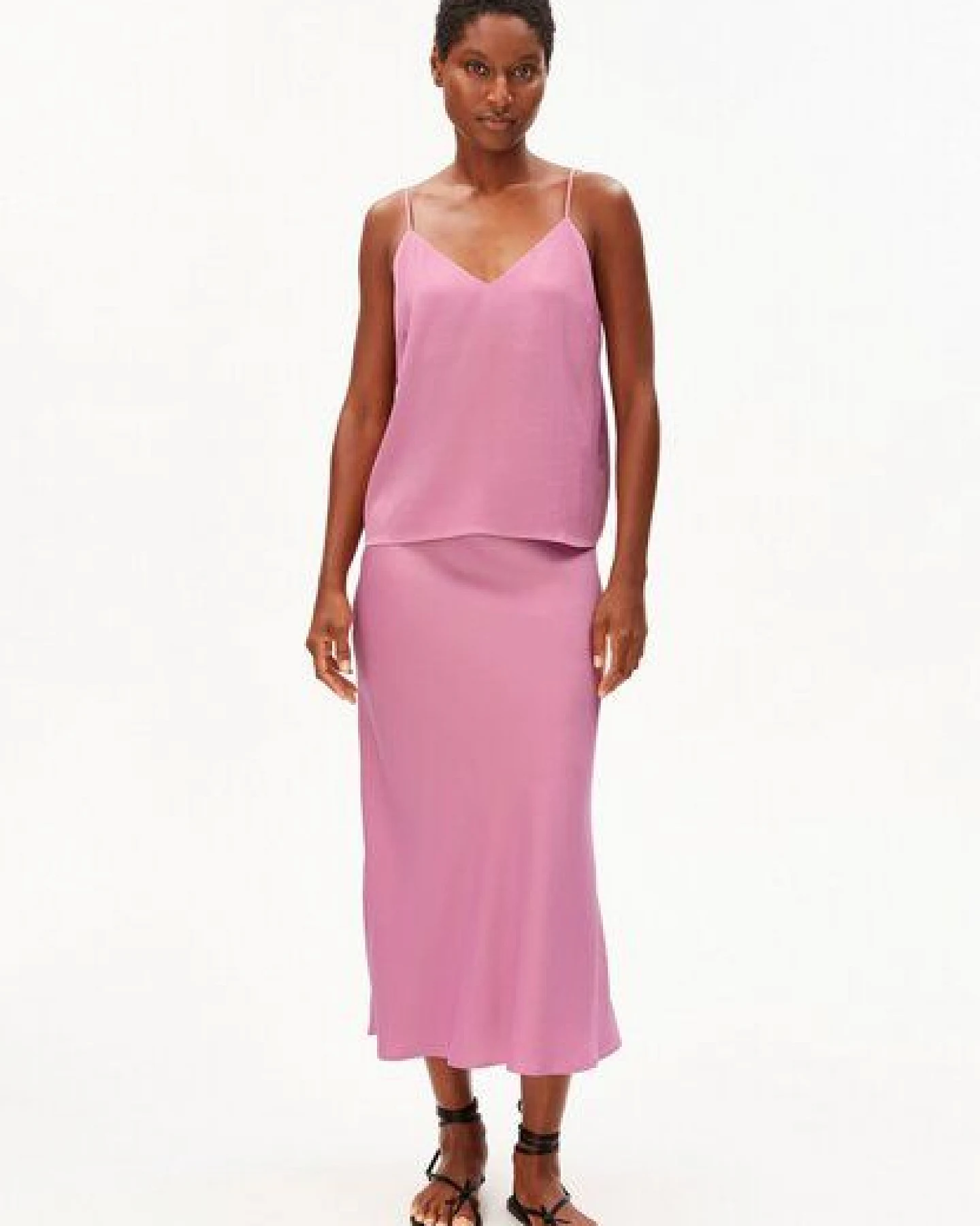 ARMEDANGELS SATIN SPAGHETTI Damen Naia Renew Mix – Ansicht 4