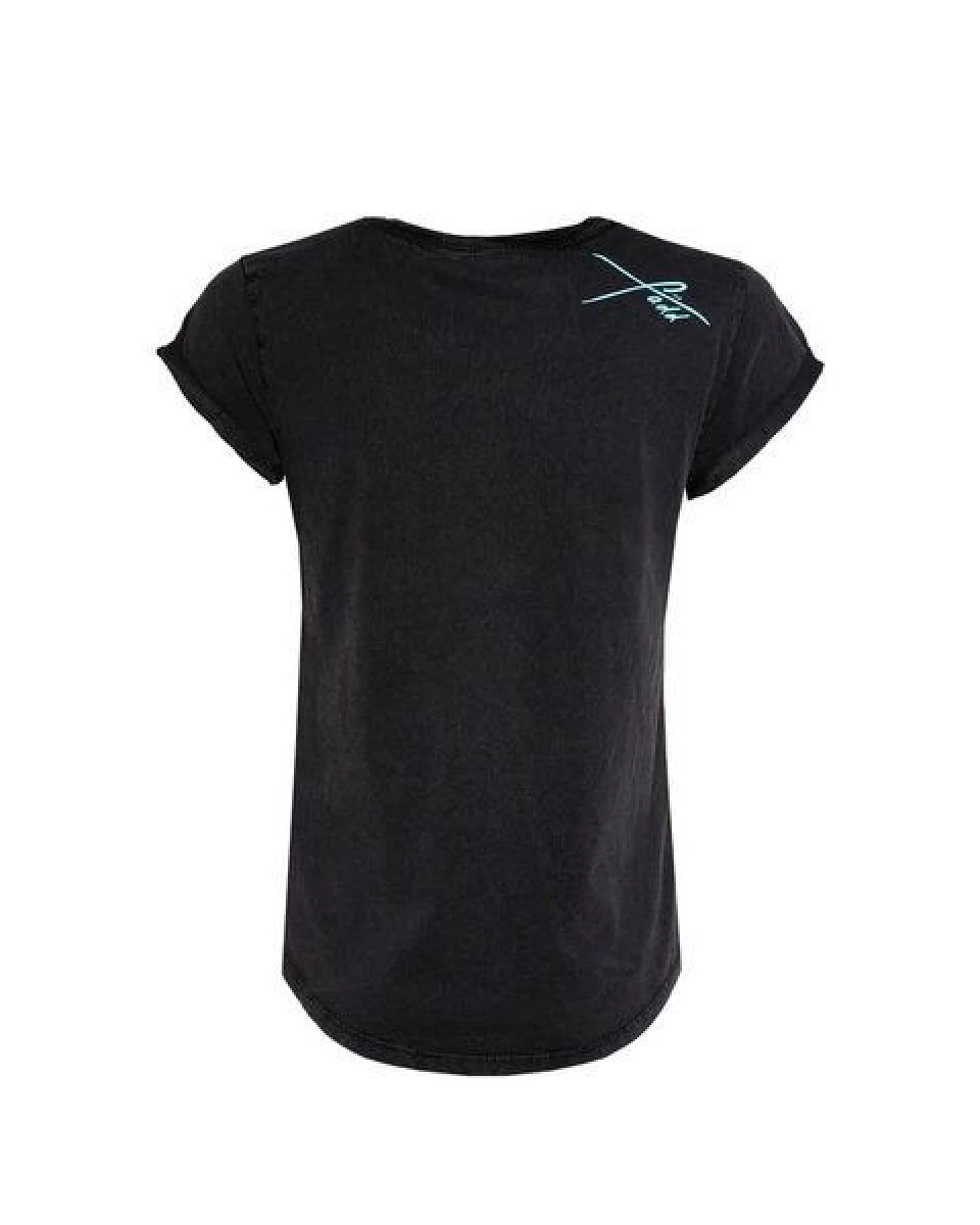 FÄDD Damen T-Shirt Rundhals aus Bio-Baumwolle "Drachenfliege BT" Schwarz – Ansicht 3