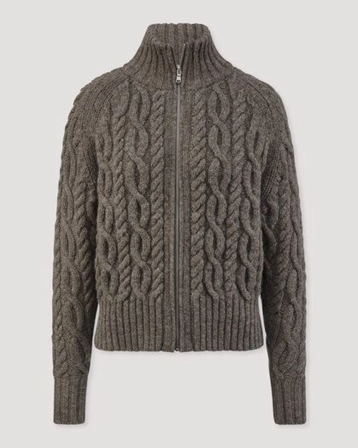 hessnatur Strick Jacke Relaxed aus reiner Schurwolle – Ansicht 4