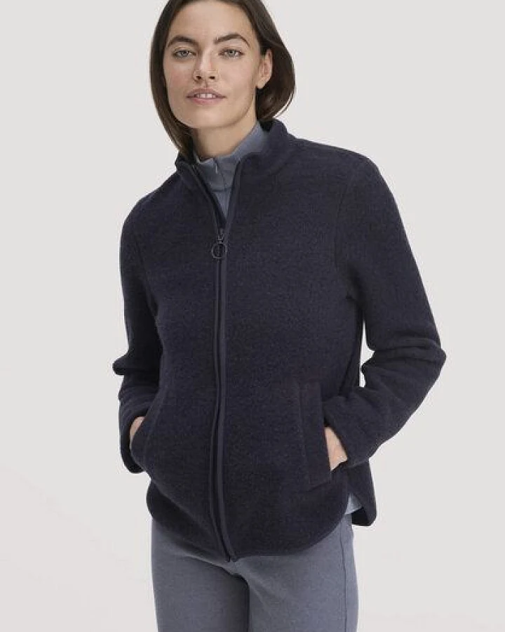 hessnatur Wollfleece Jacke Regular aus reiner Bio-Merinowolle