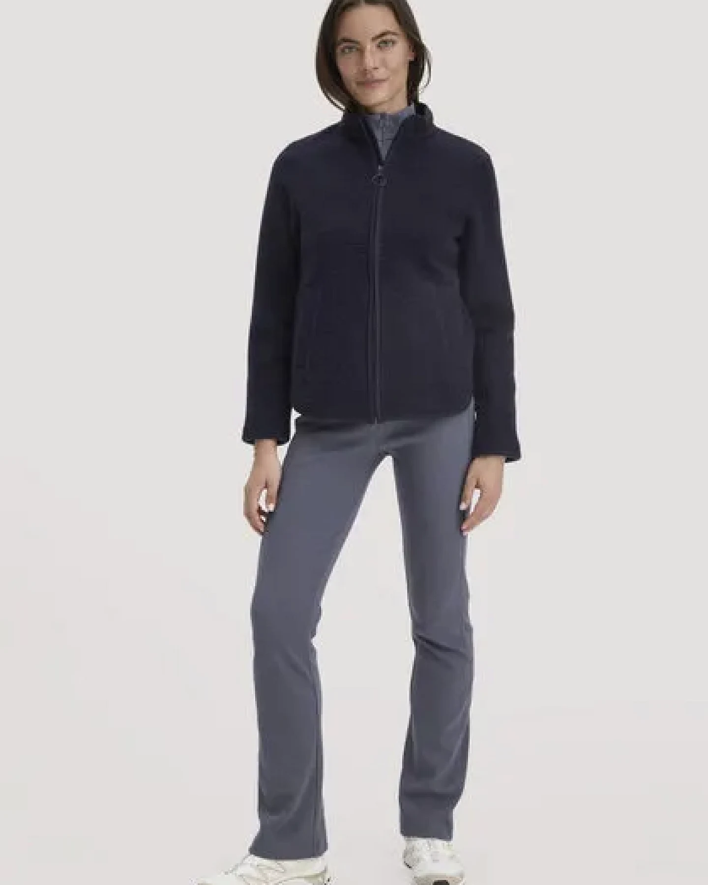 hessnatur Wollfleece Jacke Regular aus reiner Bio-Merinowolle – Ansicht 2