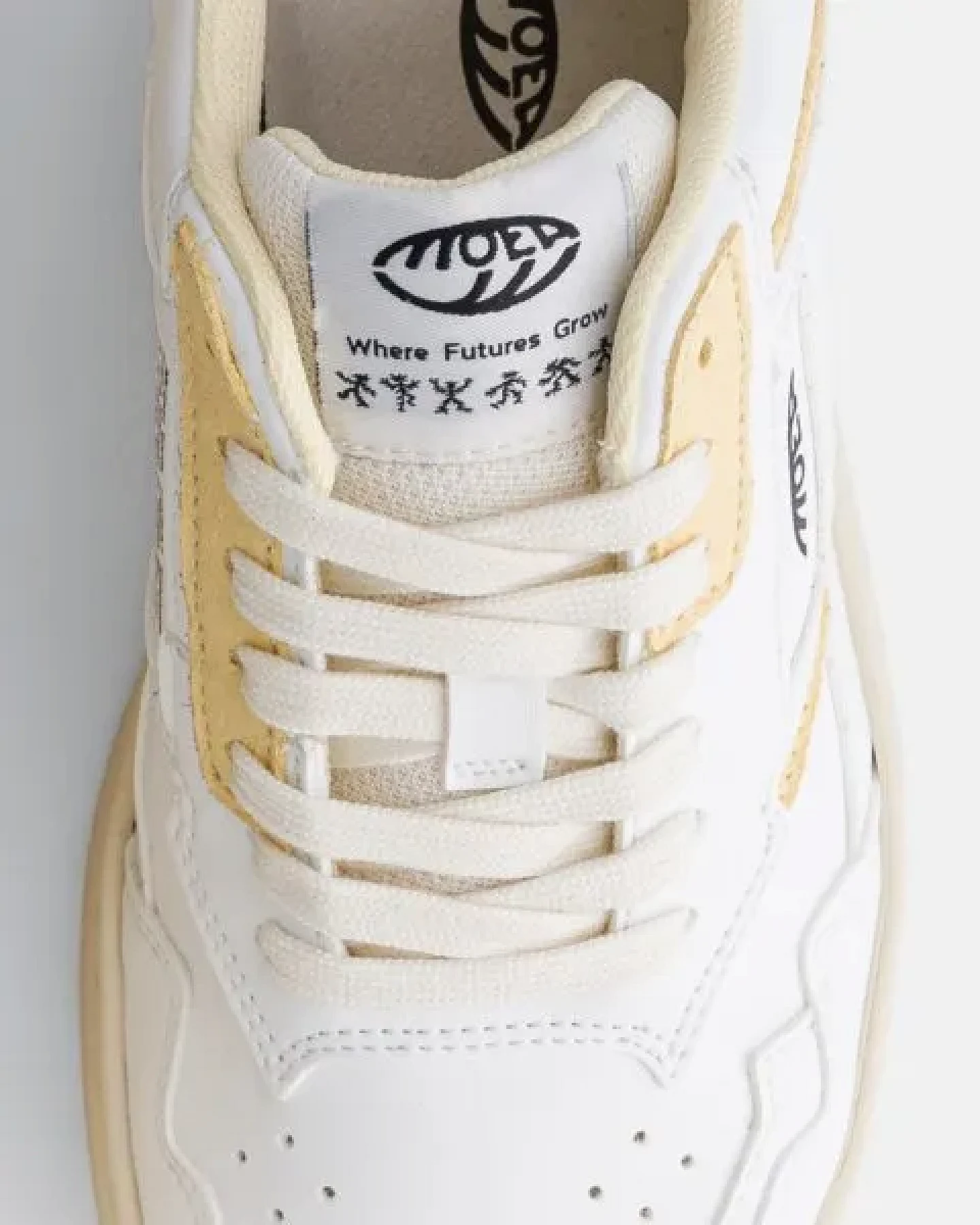 MoEa Sneakers Origin - White & Yellow - Pineapple – Ansicht 4
