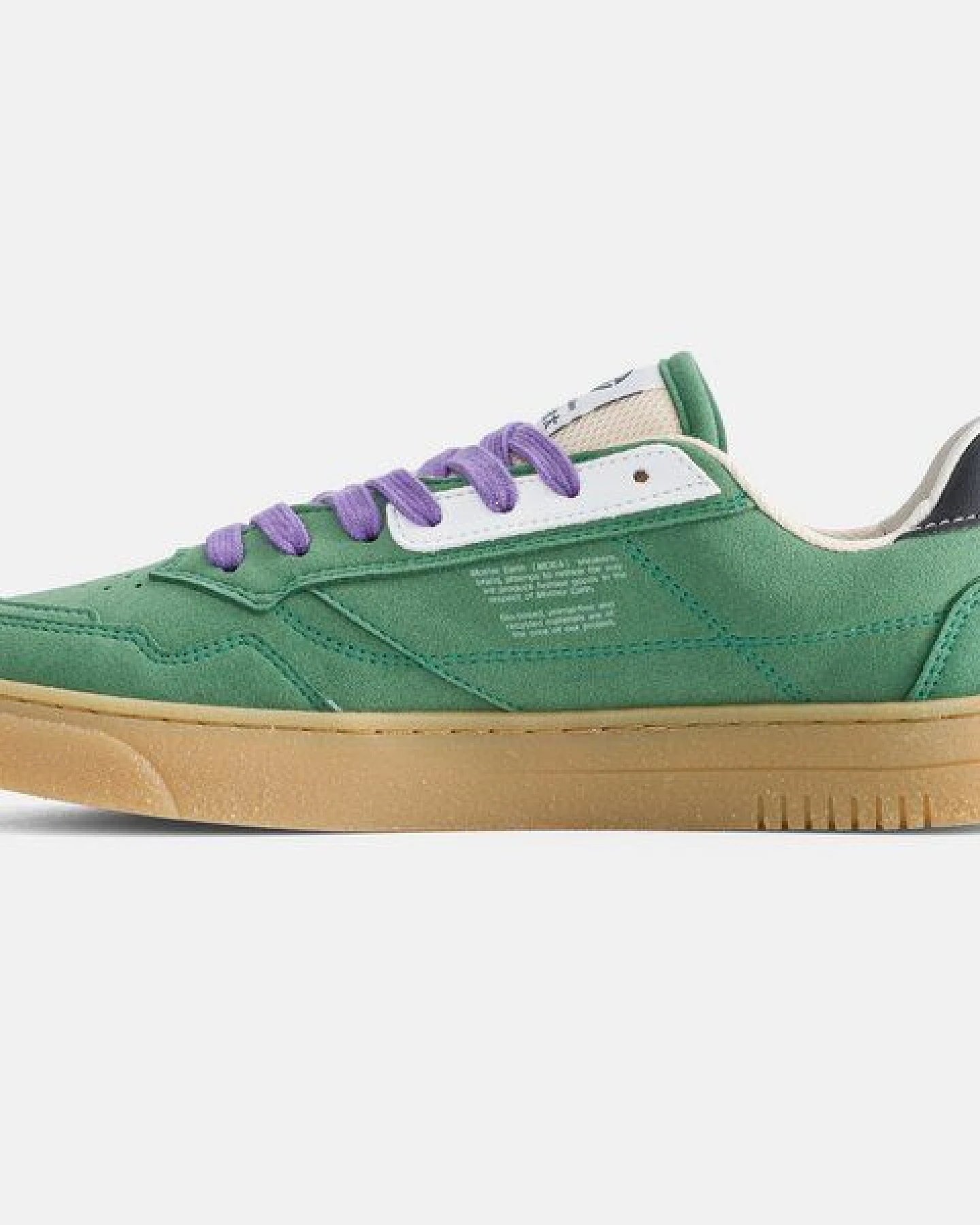 MoEa Sneakers Origin Low - Forest Suede & White - Corn – Ansicht 3