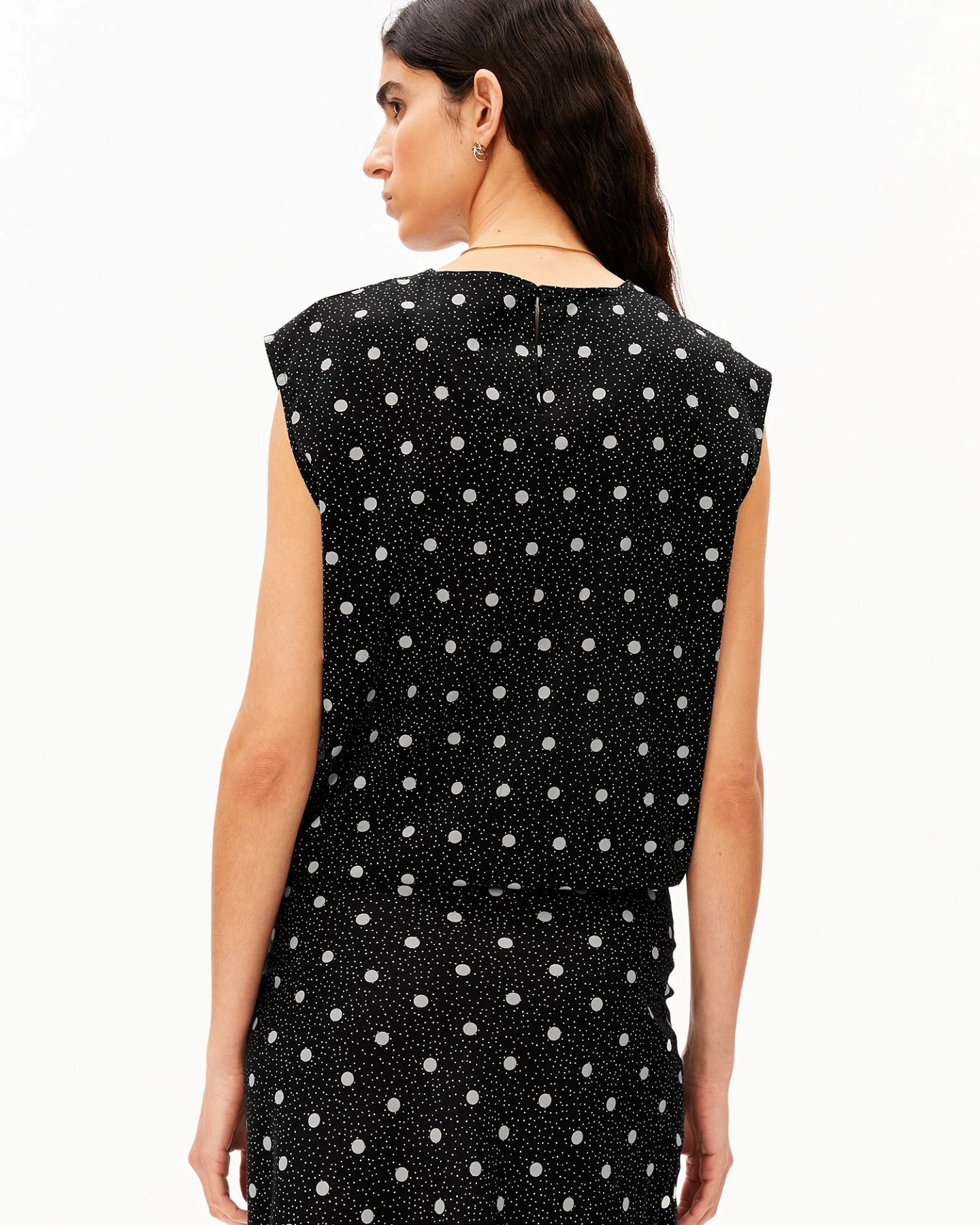 ARMEDANGELS Bluse DOT DRAWSTRING – Ansicht 3