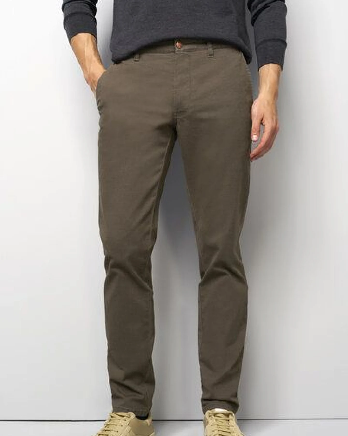 M 5 BY MEYER Sportliche Chino in Micro Struktur – Ansicht 4