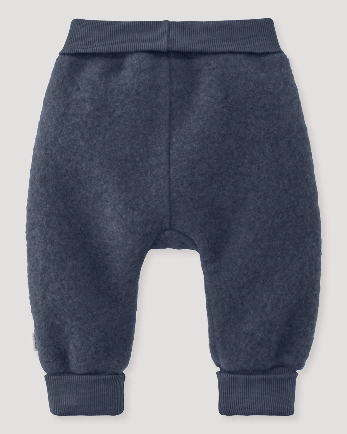 hessnatur Baby Wollfleece Hose aus Bio-Merinowolle - blau - Größe 62/68 – Ansicht 2
