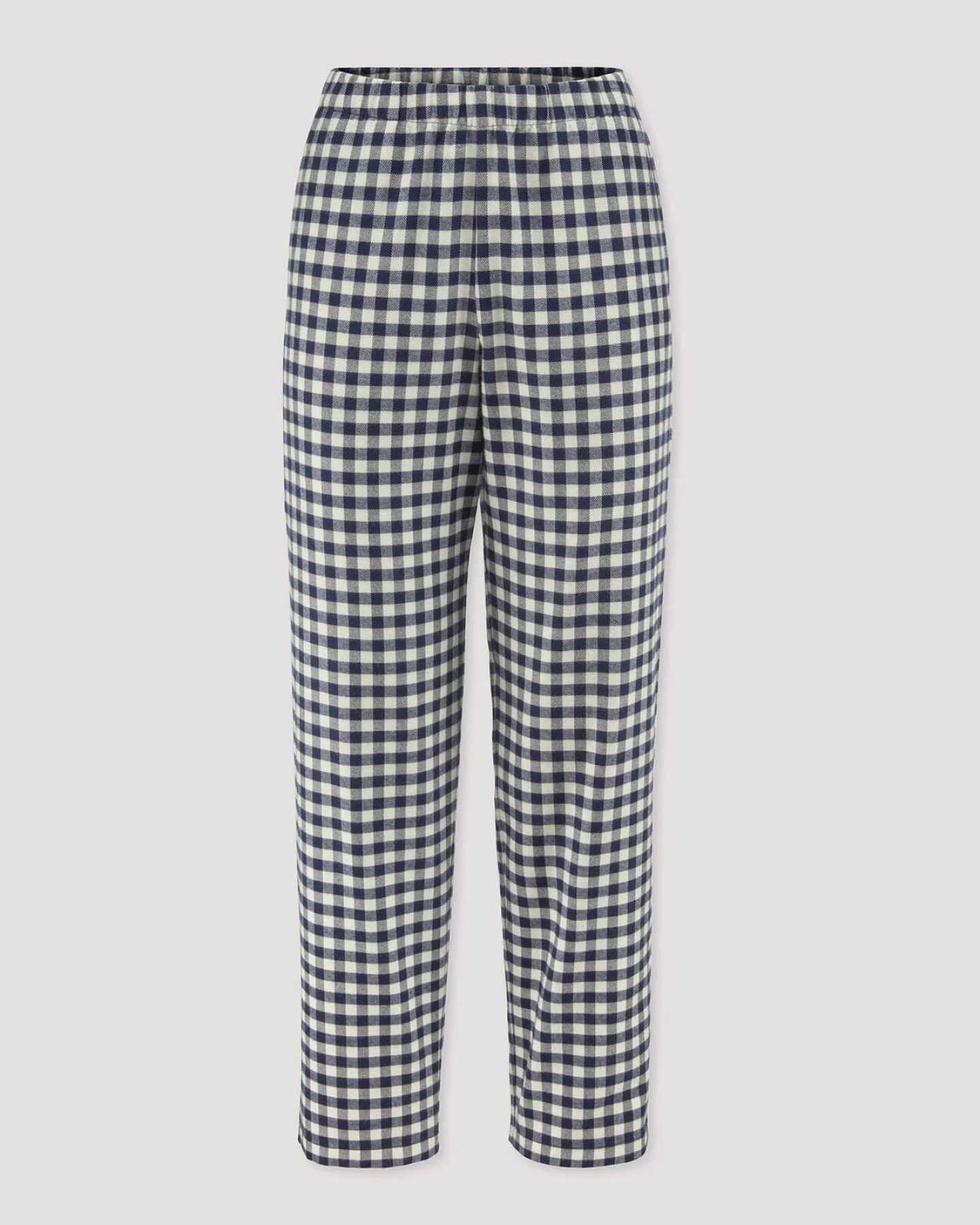 hessnatur Damen Flanell Schlafhose PURE COTTON - blau - Größe 48 – Ansicht 4