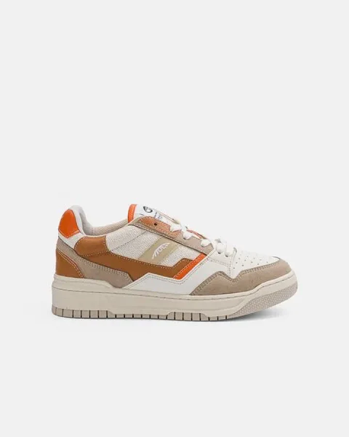 MoEa Sneakers Echo - Brown & Orange - Orange