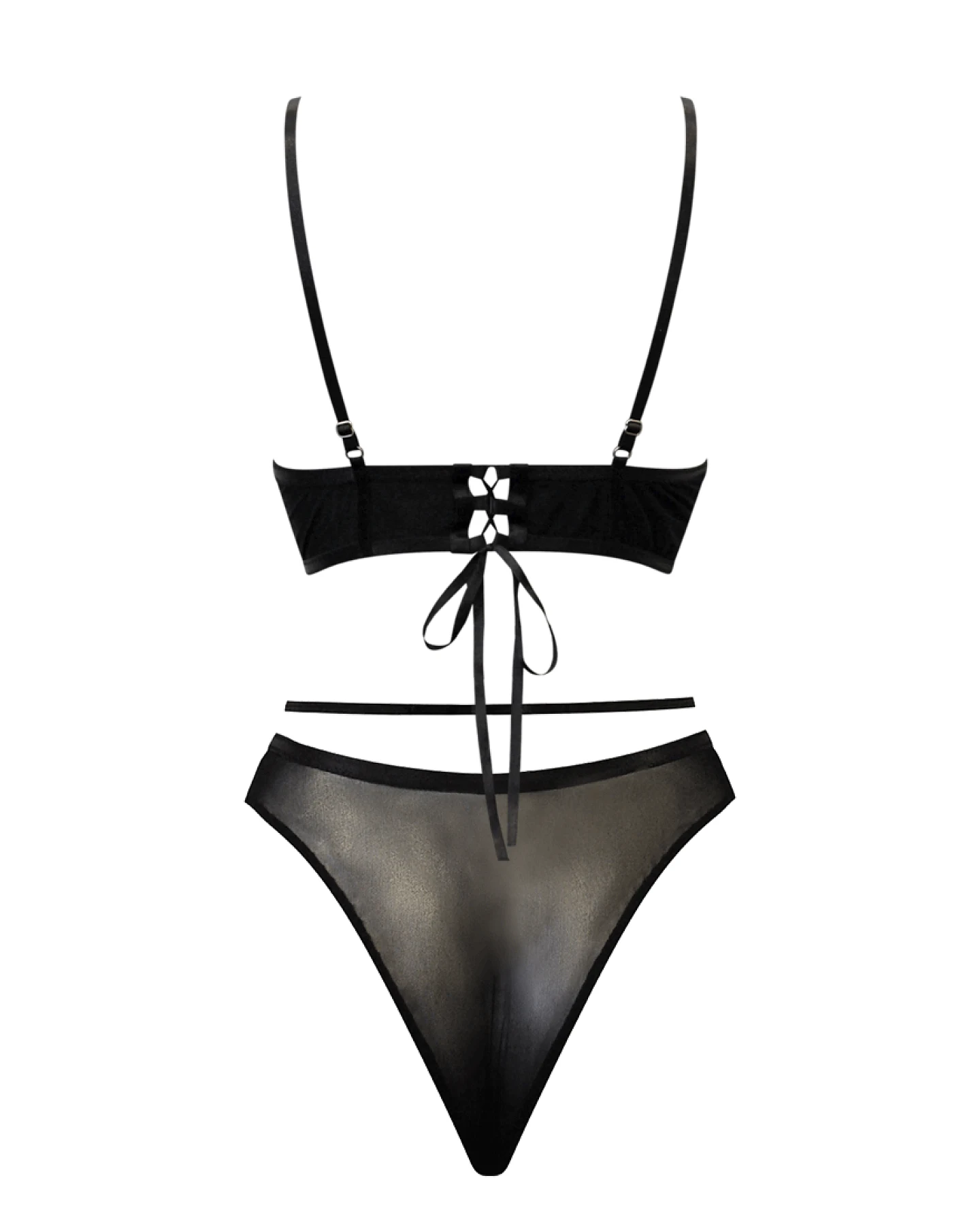 Anekdot Damen vegan Dessous Set Sophia Schwarz – Ansicht 2