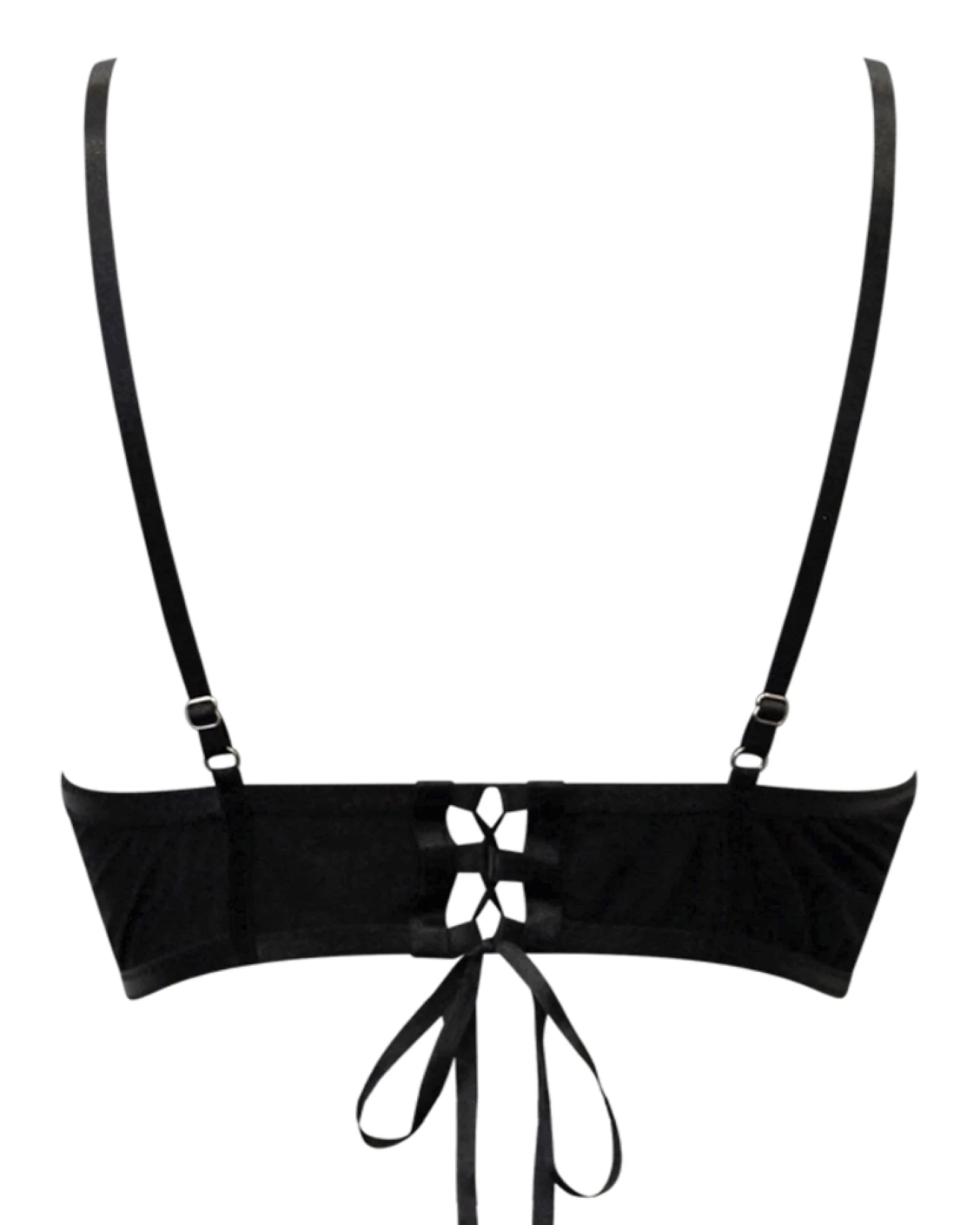 Anekdot Damen vegan Bralette Sophia Schwarz – Ansicht 2