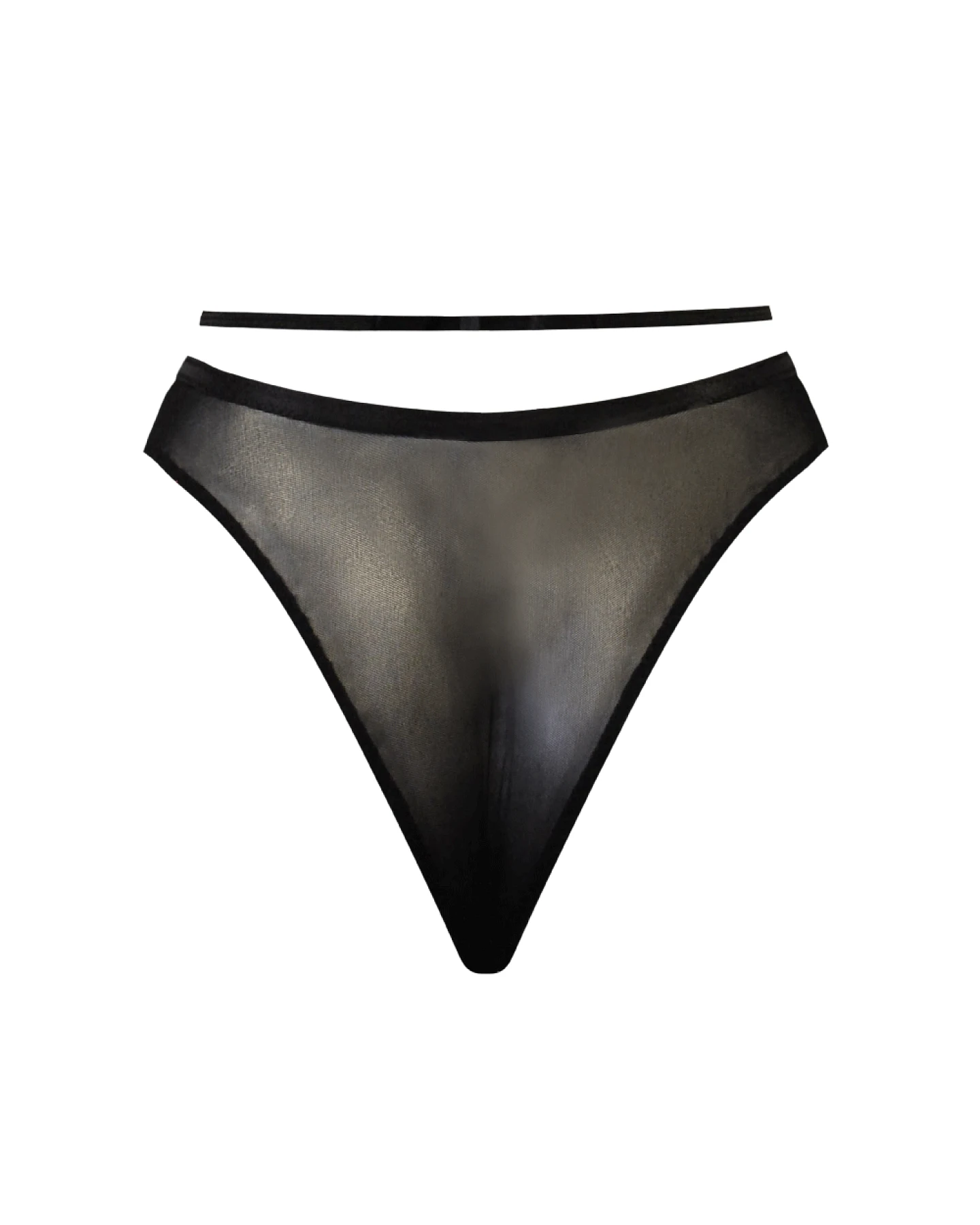 Anekdot Damen vegan Tanga Sophia Schwarz – Ansicht 2