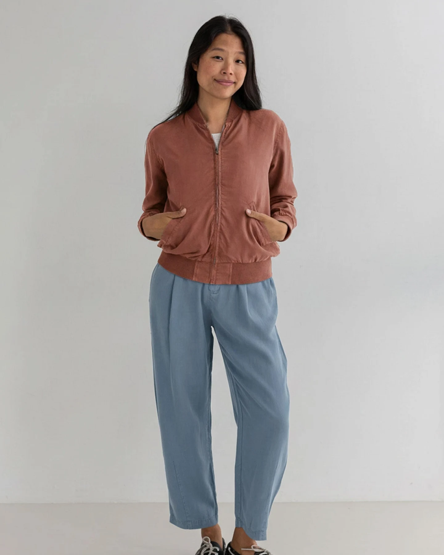 TWOTHIRDS Damen vegan Jacke Vulcano Adobe Rose – Ansicht 2
