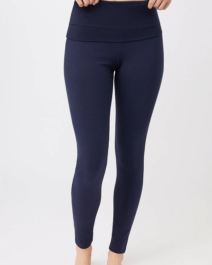 MANDALA Damen vegan Leggings Rolldown Night Sky