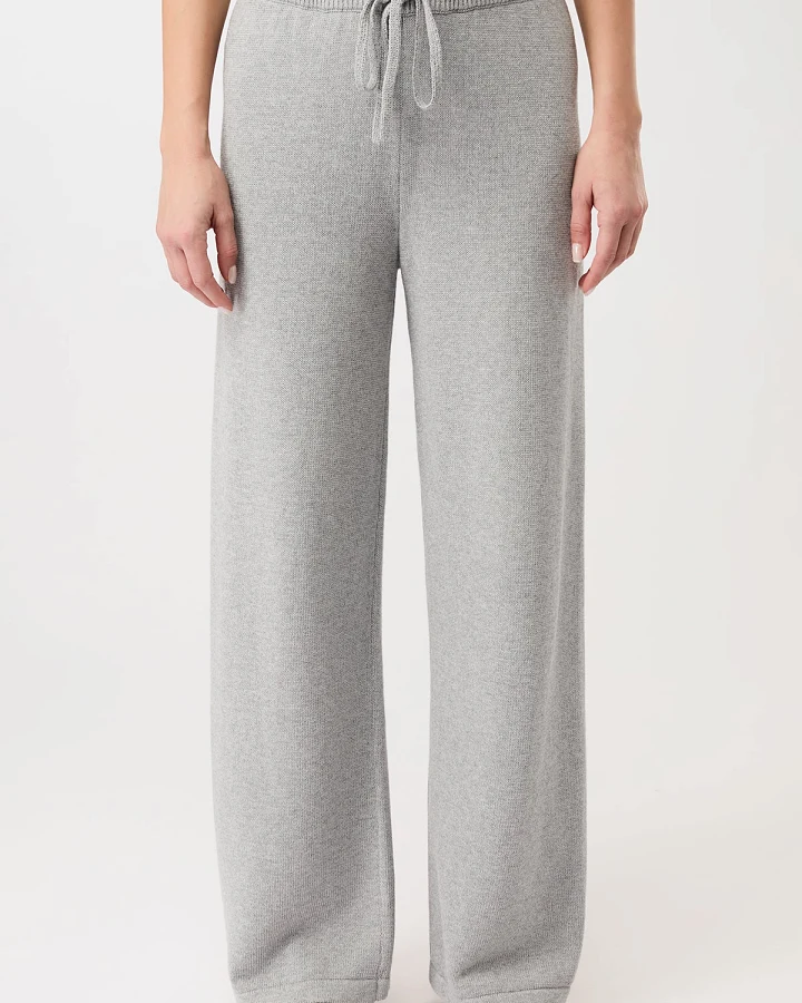 MANDALA Damen vegan Lounge Hose Grau