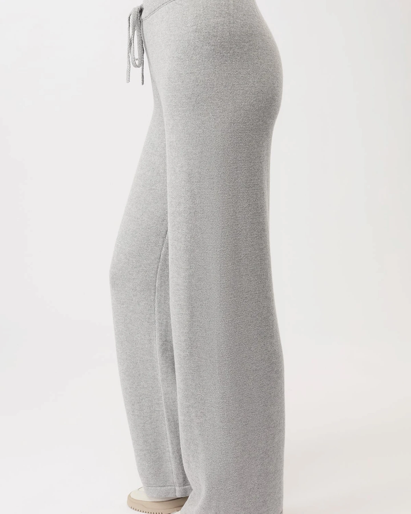 MANDALA Damen vegan Lounge Hose Grau – Ansicht 2