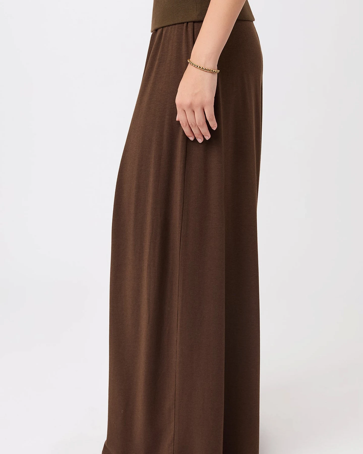 MANDALA Damen vegan Lounge Hose Wilderness Brown – Ansicht 2