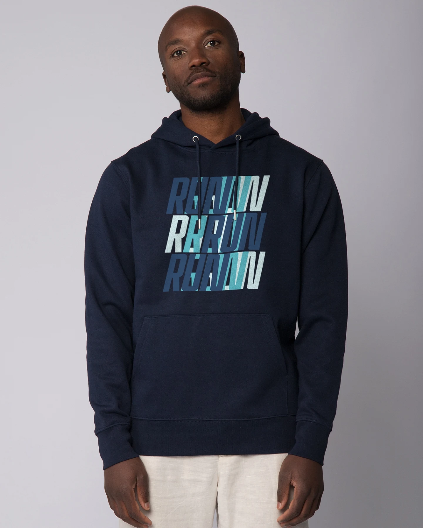 Watapparel Sweatshirt Run, Run, Run blue – Ansicht 2