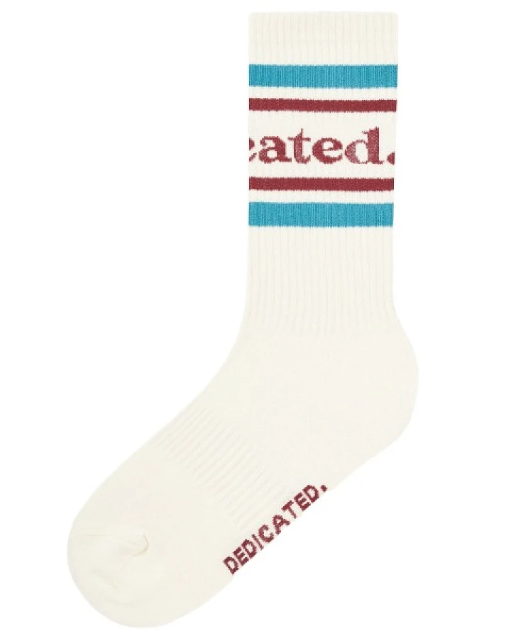 DEDICATED - Sport Socks Ullevi Logo - Multifunktionssocken Gr 41-45 weiß