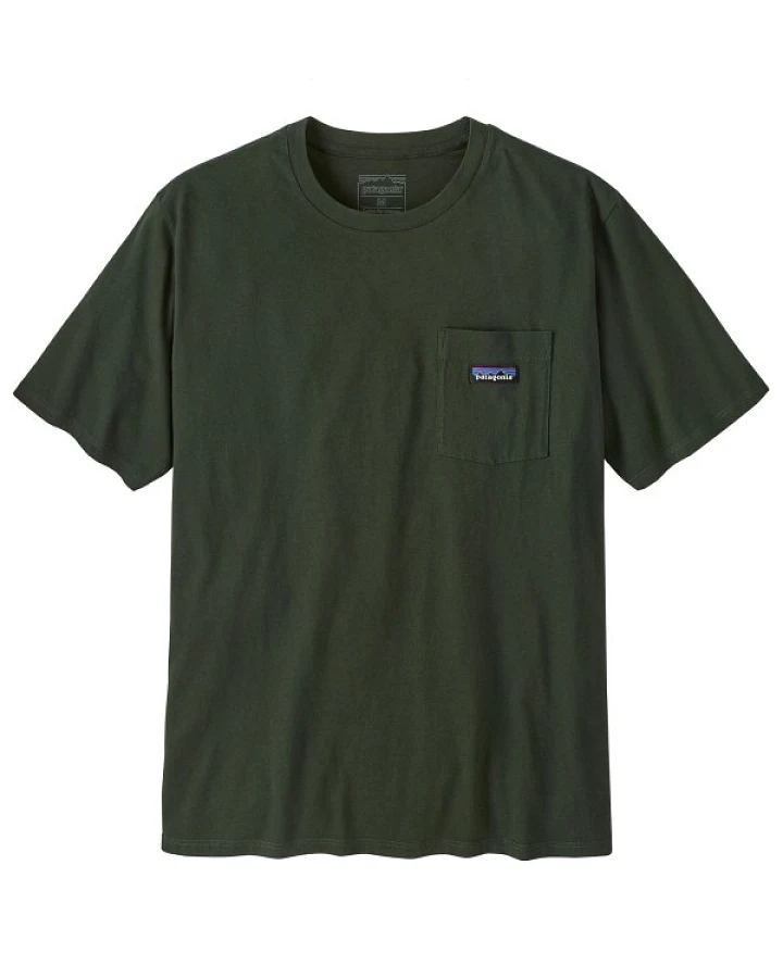 Patagonia - Regenerative Cotton Lightweight Pocket Tee - T-Shirt Gr S oliv
