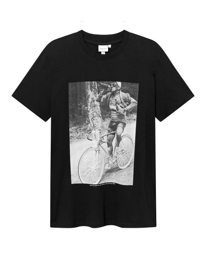 DEDICATED - T-Shirt Stockholm Beer Biker - T-Shirt Gr S schwarz