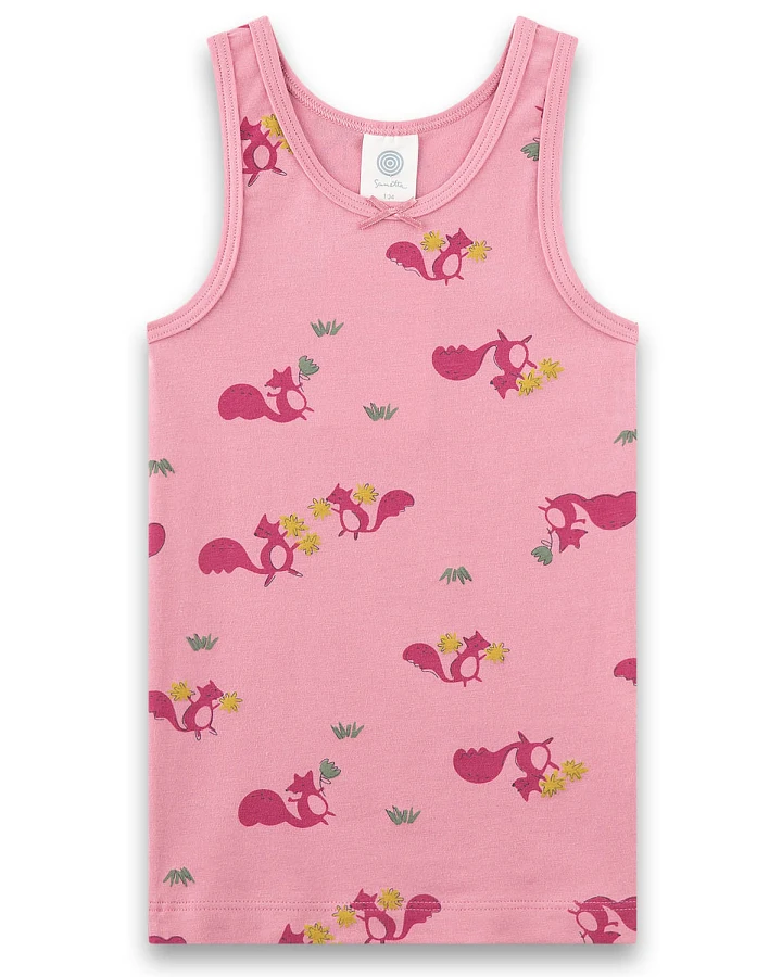 Sanetta - Unterhemd "Eichhörnchen" pink