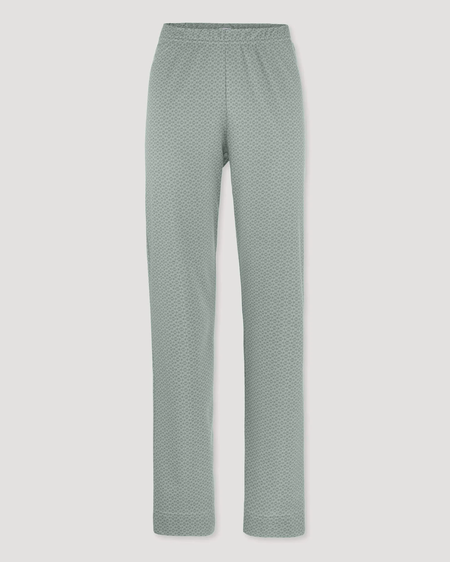 hessnatur Damen Schlafhose PURE COTTON aus Bio-Baumwolle - grün - Größe 40 – Ansicht 3