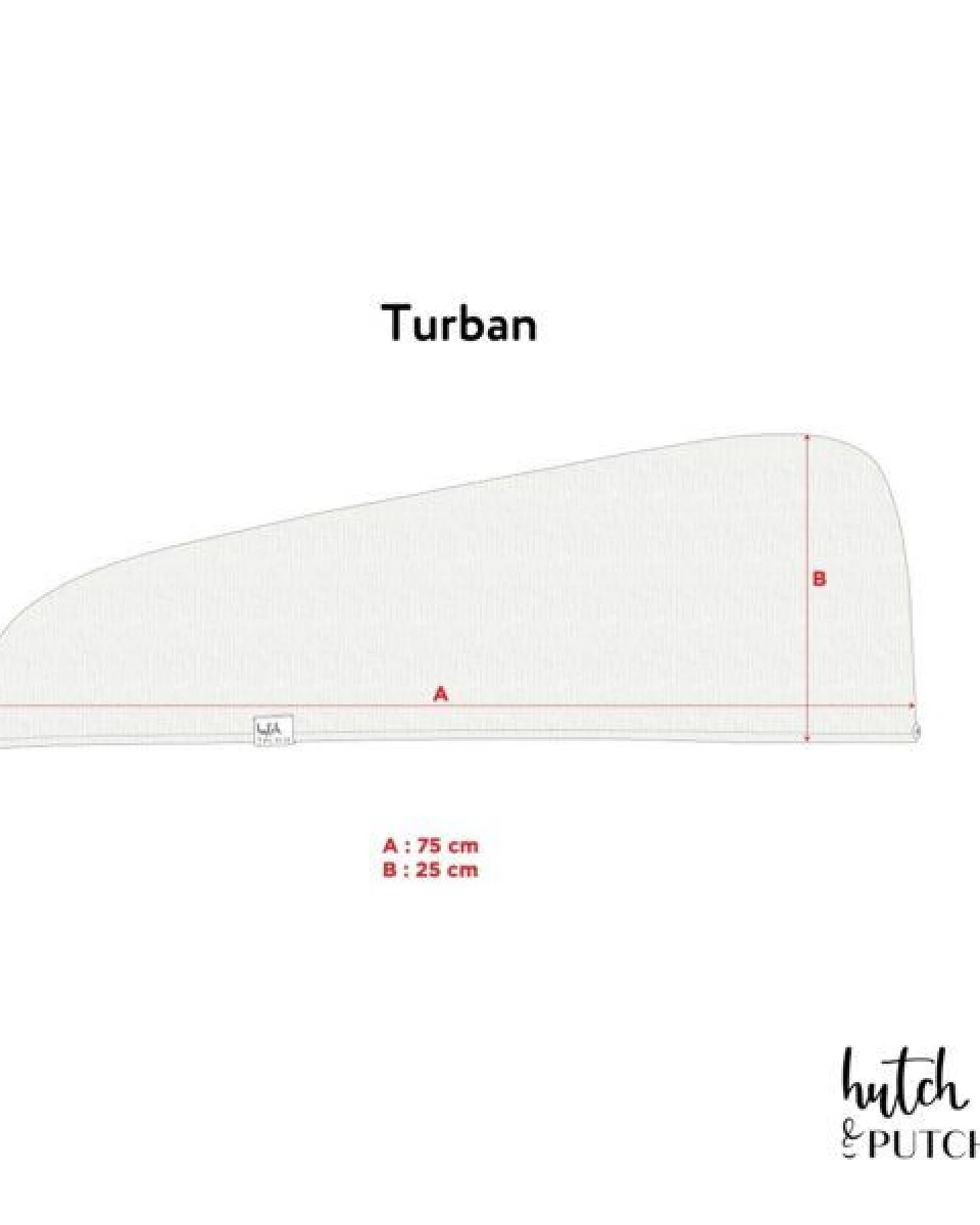 Hutch&Putch - Musselin Turban - Haarturban mit Knopf - aus 100% Bio Baumwolle - für langes und kurzes Haar geeignet - Saugstark und Kuschelweich – Ansicht 3