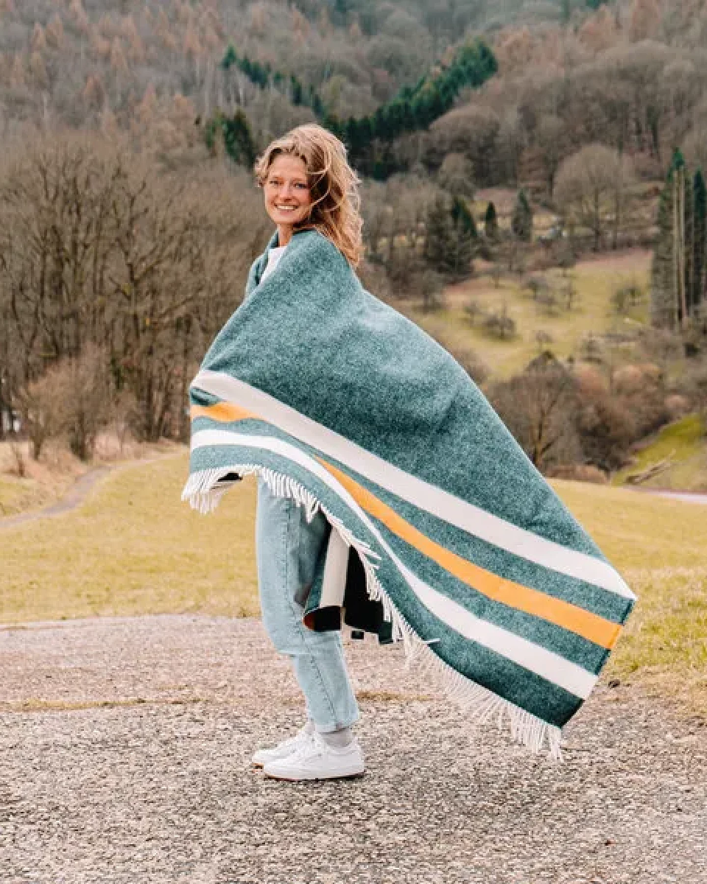 Steppenwolle Decke YOSEMITE für Drinnen & Draußen – Ansicht 3