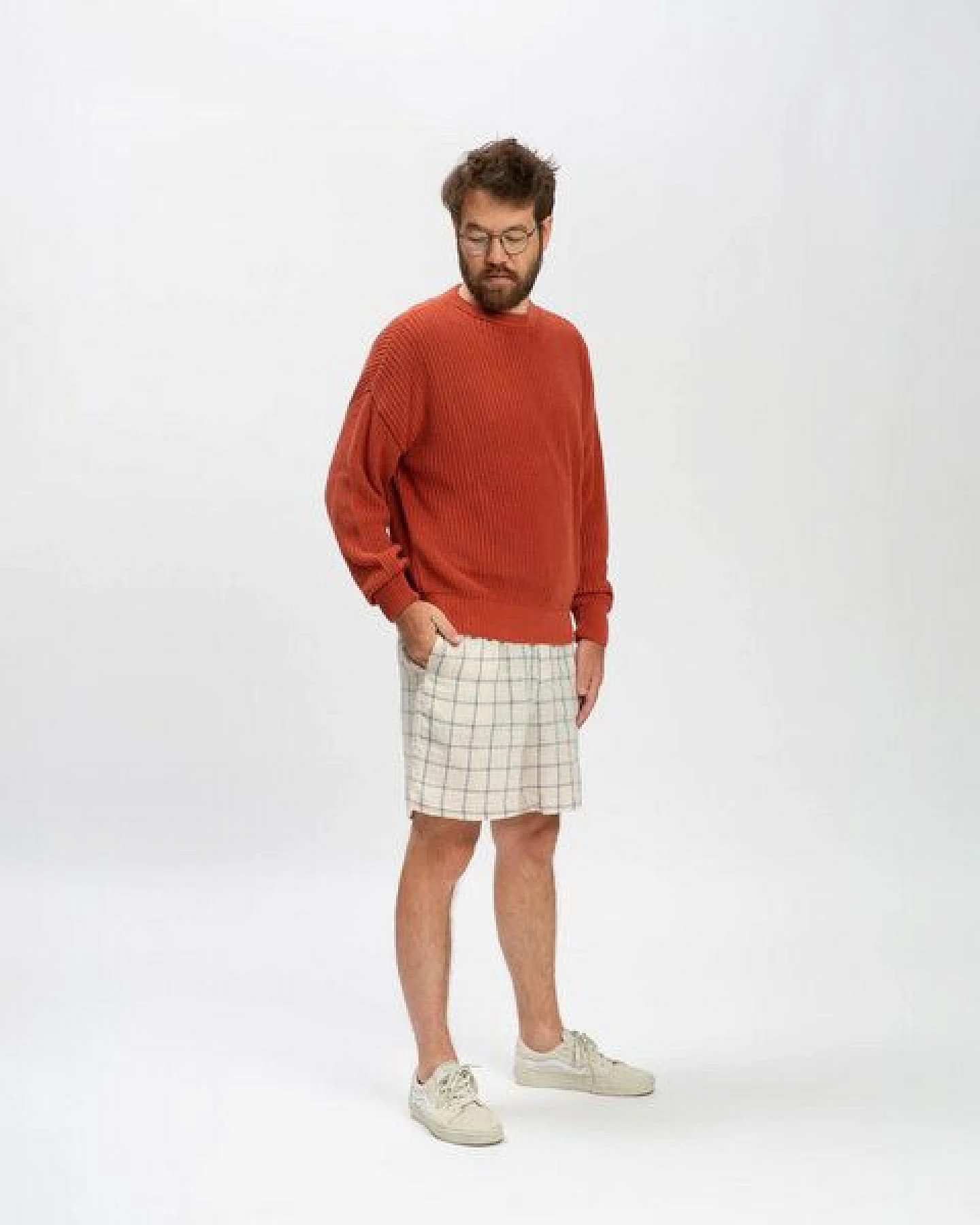 Matona Sommerliche kurze Hose aus Leinen für Männer / Linen Shorts – Ansicht 3