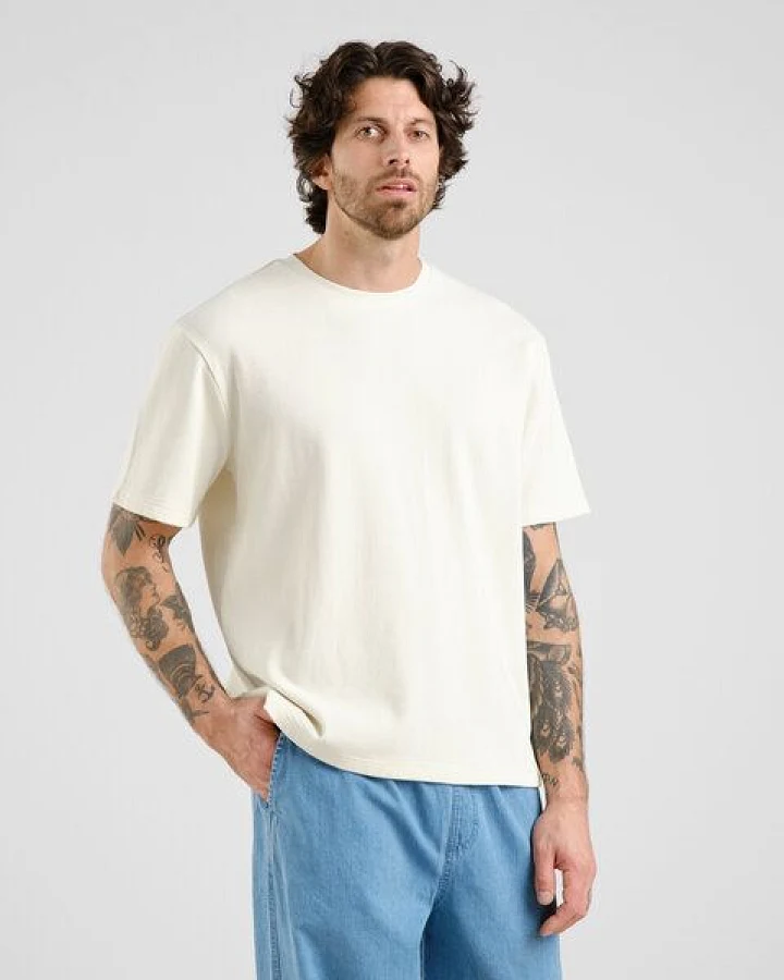 DEDICATED Herren T-Shirt aus Bio-Baumwolle - Danviken Waffle
