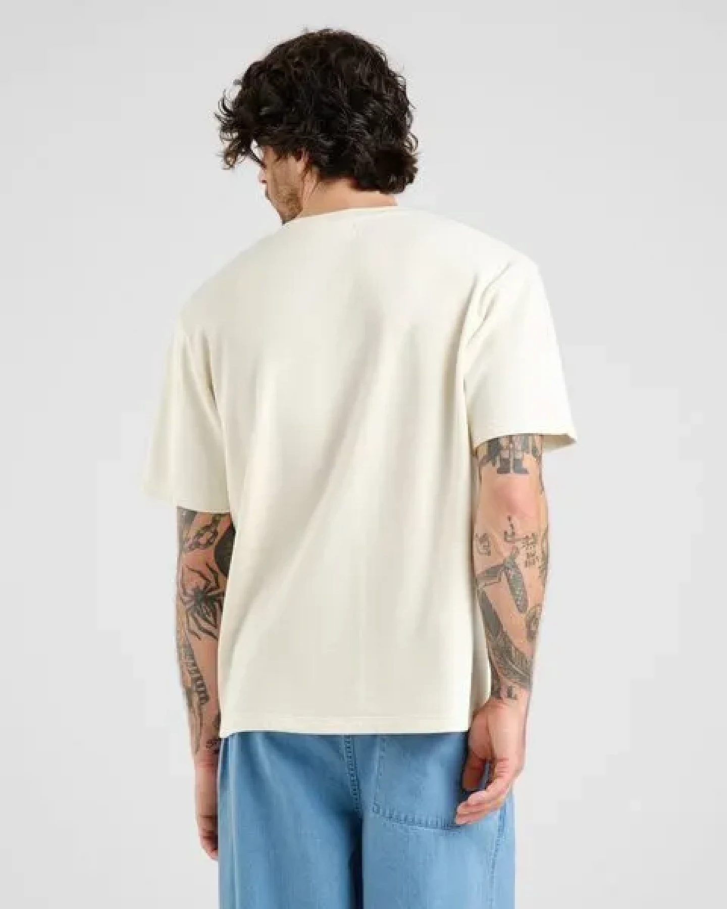 DEDICATED Herren T-Shirt aus Bio-Baumwolle - Danviken Waffle – Ansicht 2