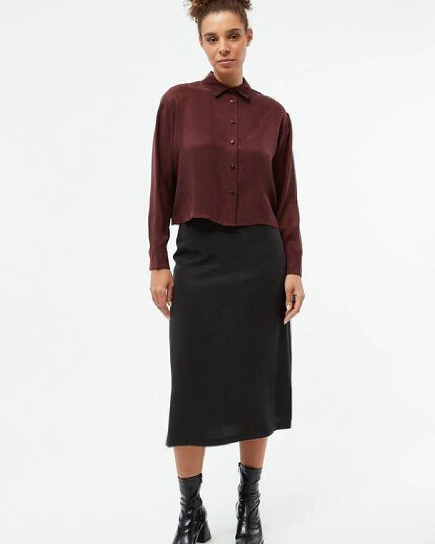 Givn Berlin Kurze Bluse GBSAVANNAH aus TENCEL – Ansicht 3
