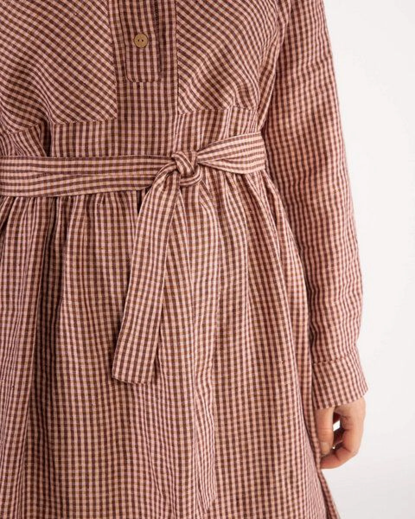 Matona Midikleid für Frauen aus Leinen / Belted Dress – Ansicht 4