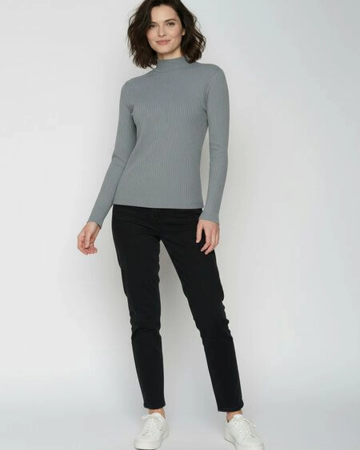 GREENBOMB Basic Weak - Lässiges Longsleeve aus LENZING TENCEL Mix / Fair & Vegan – Ansicht 3