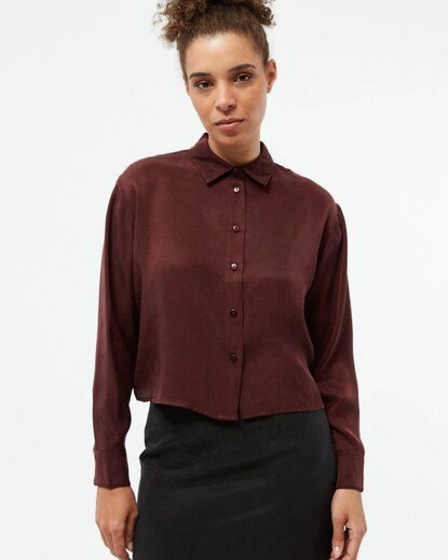 Givn Berlin Kurze Bluse GBSAVANNAH aus TENCEL – Ansicht 2