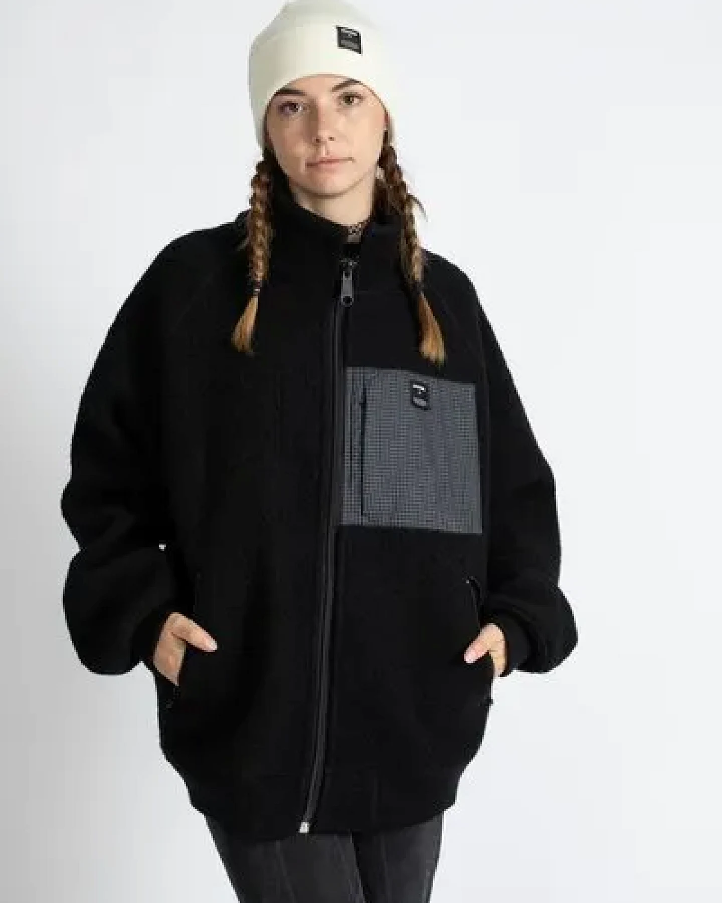 JECKYBENG The NATURAL WOOLFLEECE - Fleecejacke aus 100% Bio-Schurwolle – Ansicht 3