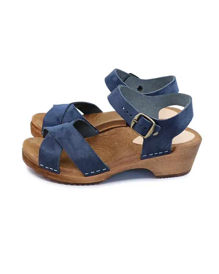 MÄRTA - schwedische Holz Clogs Sandale von me&myclogs - low heel