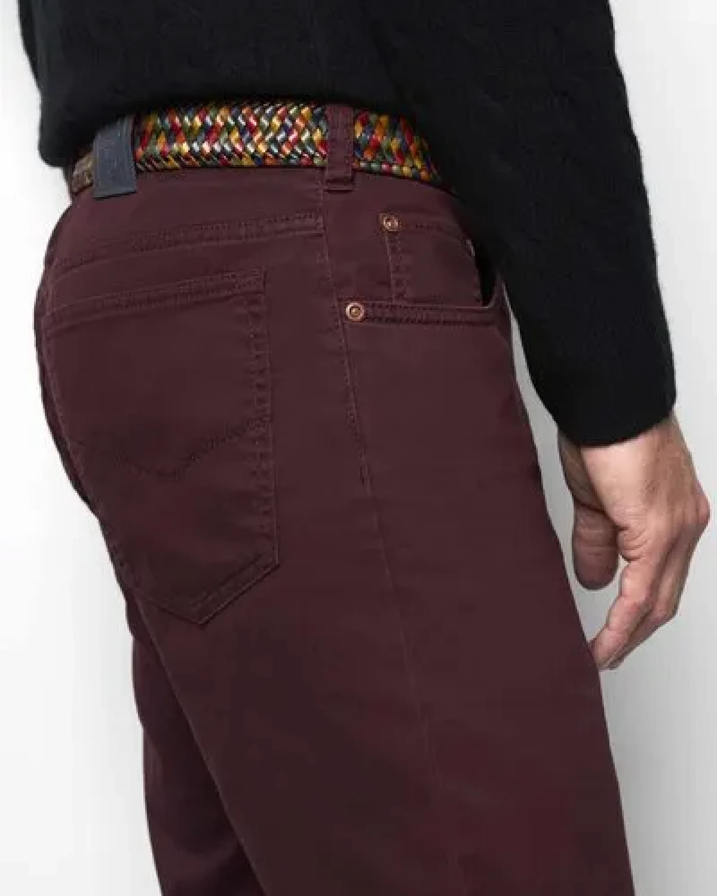 M 5 BY MEYER Five Pocket in Premium Satin – Ansicht 4
