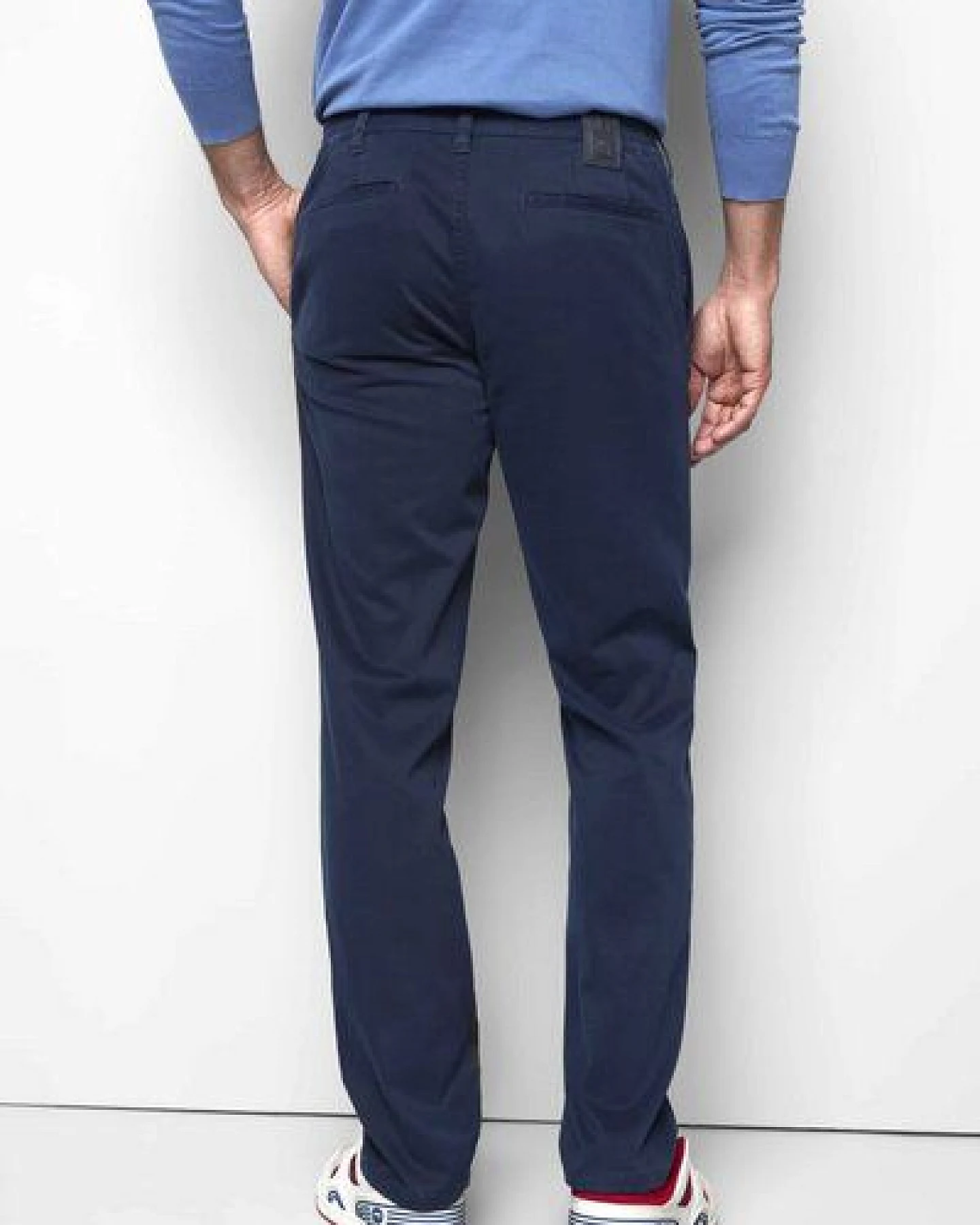 M 5 BY MEYER Sportliche Chino im Jersey Look – Ansicht 3