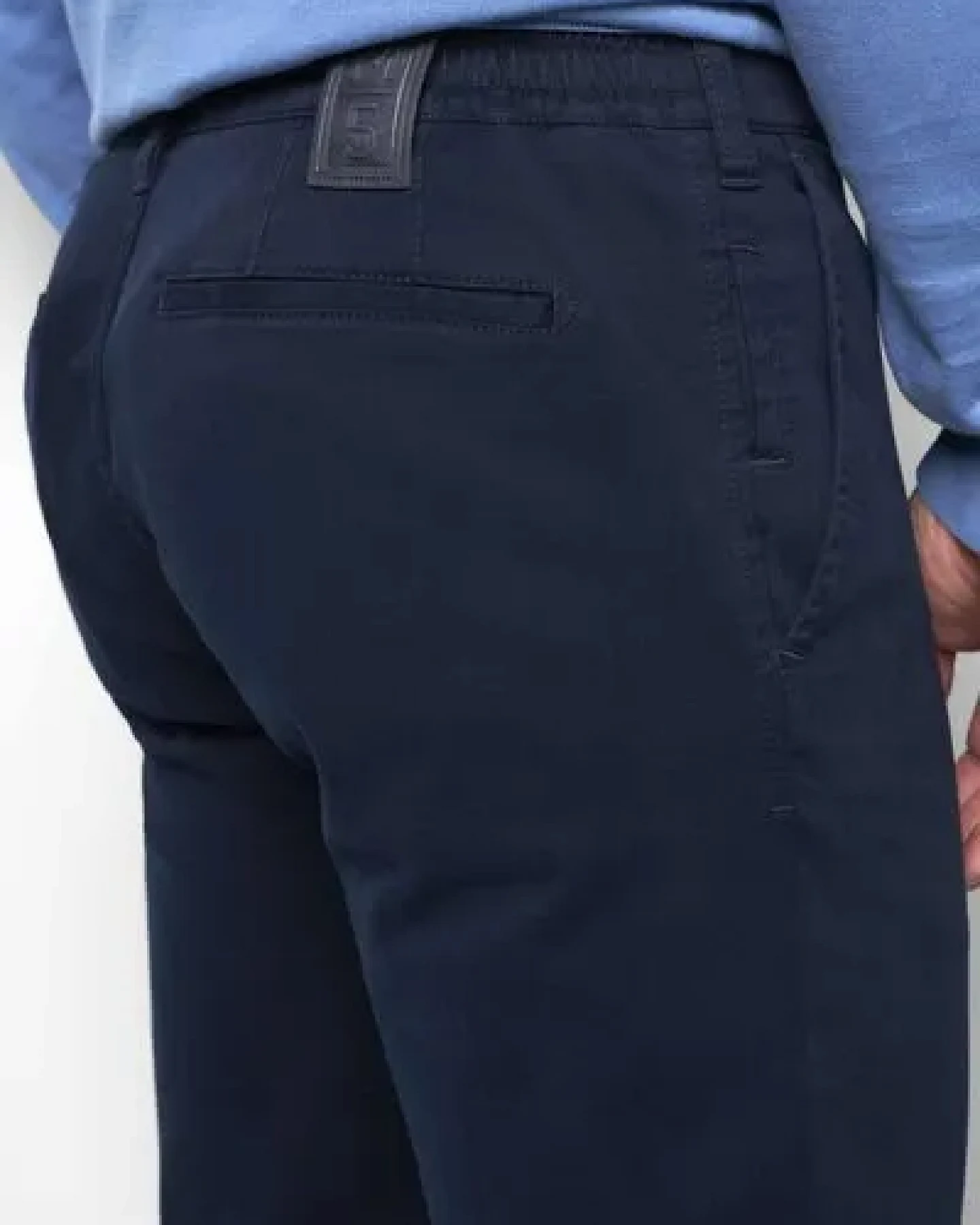 M 5 BY MEYER Sportliche Chino im Jersey Look – Ansicht 4