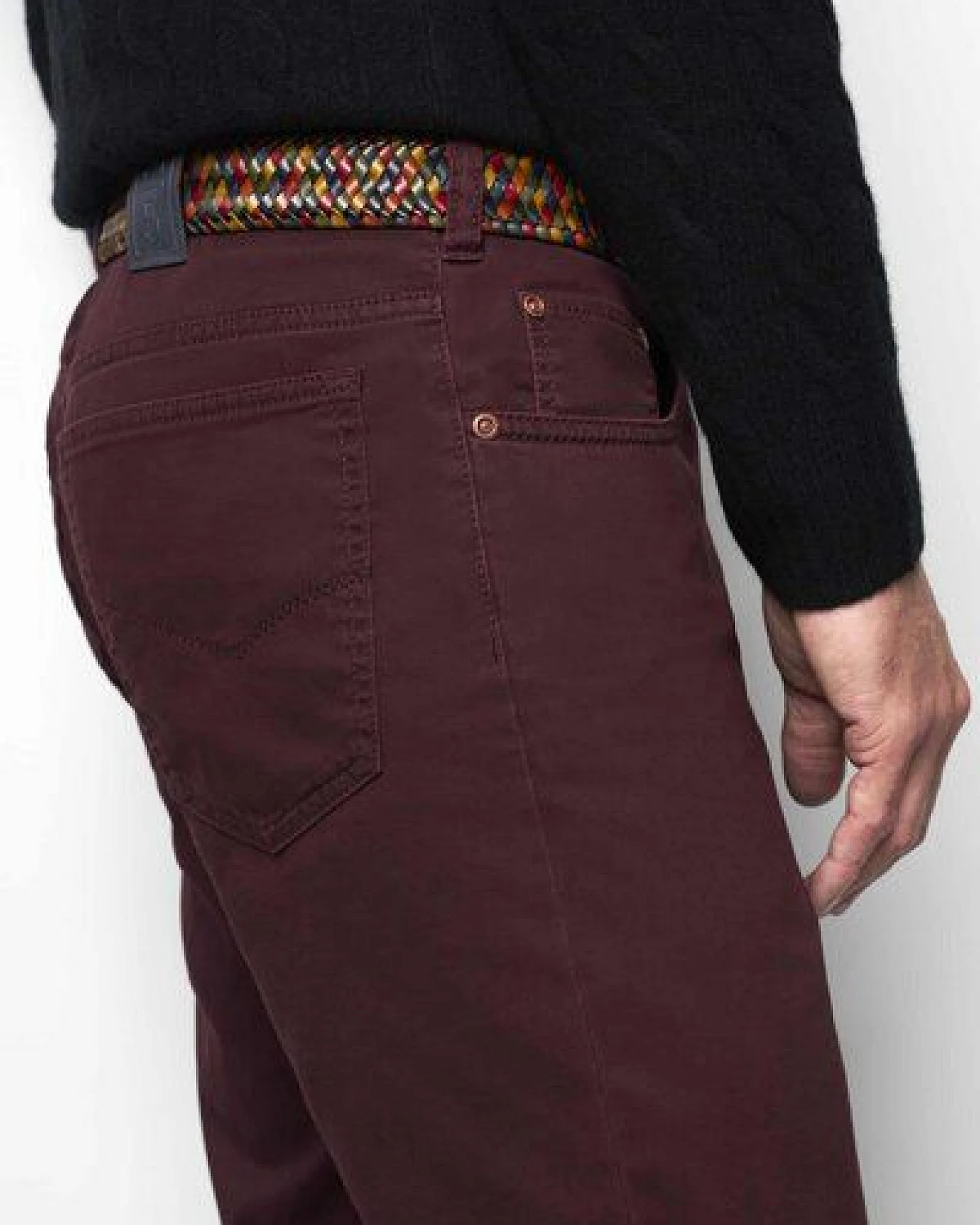 M 5 BY MEYER Five Pocket in Premium Satin – Ansicht 4