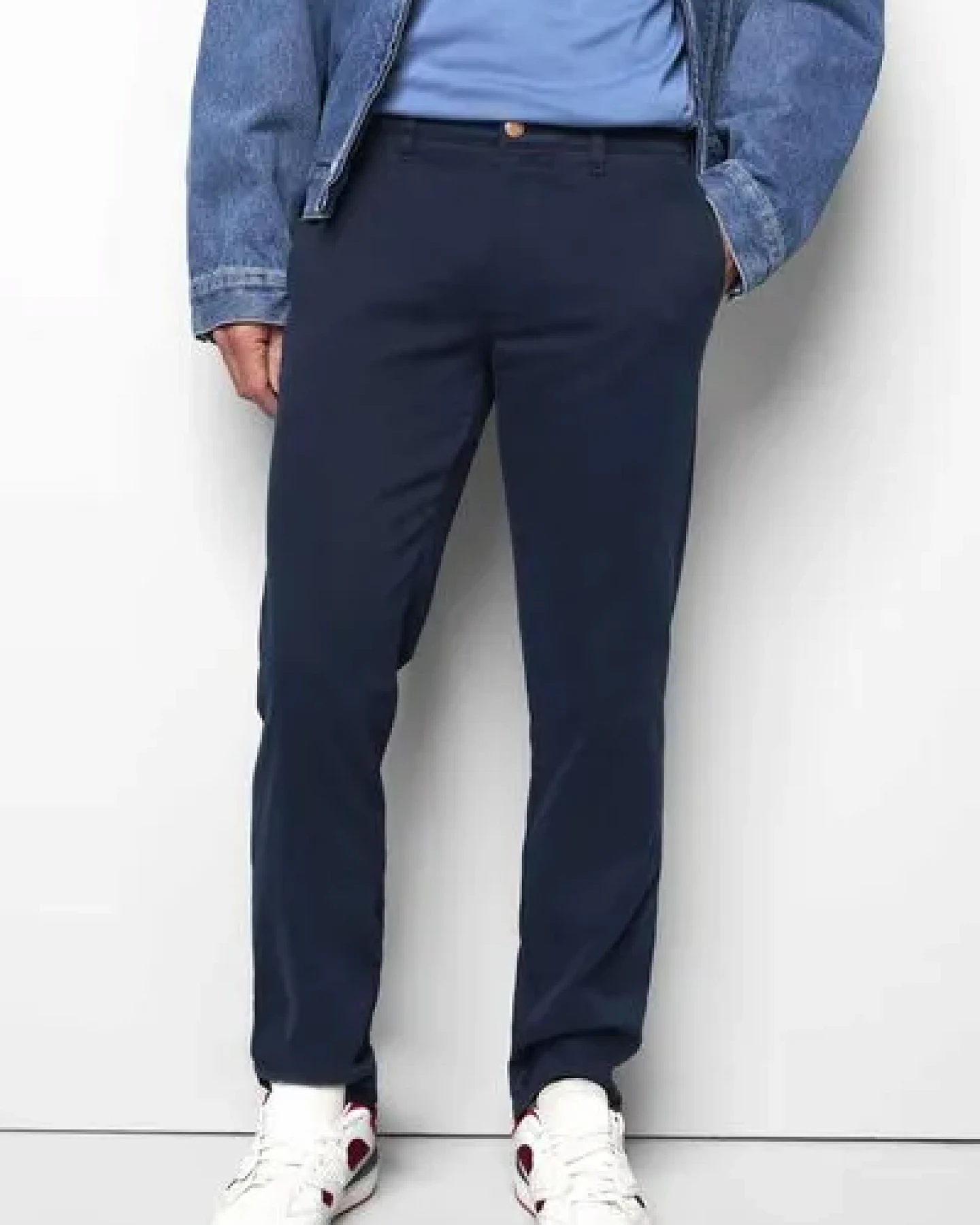 M 5 BY MEYER Sportliche Chino im Jersey Look – Ansicht 2