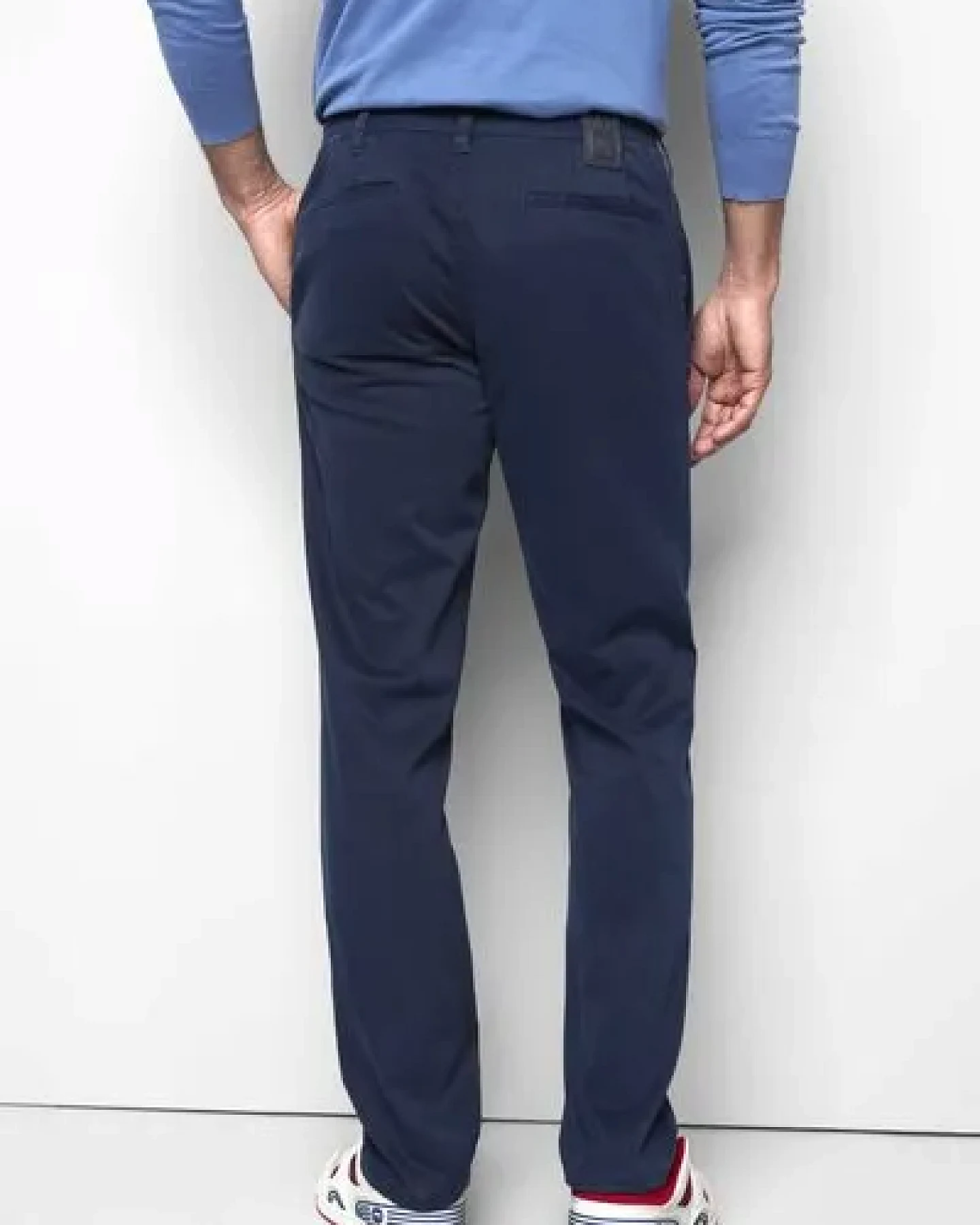 M 5 BY MEYER Sportliche Chino im Jersey Look – Ansicht 3