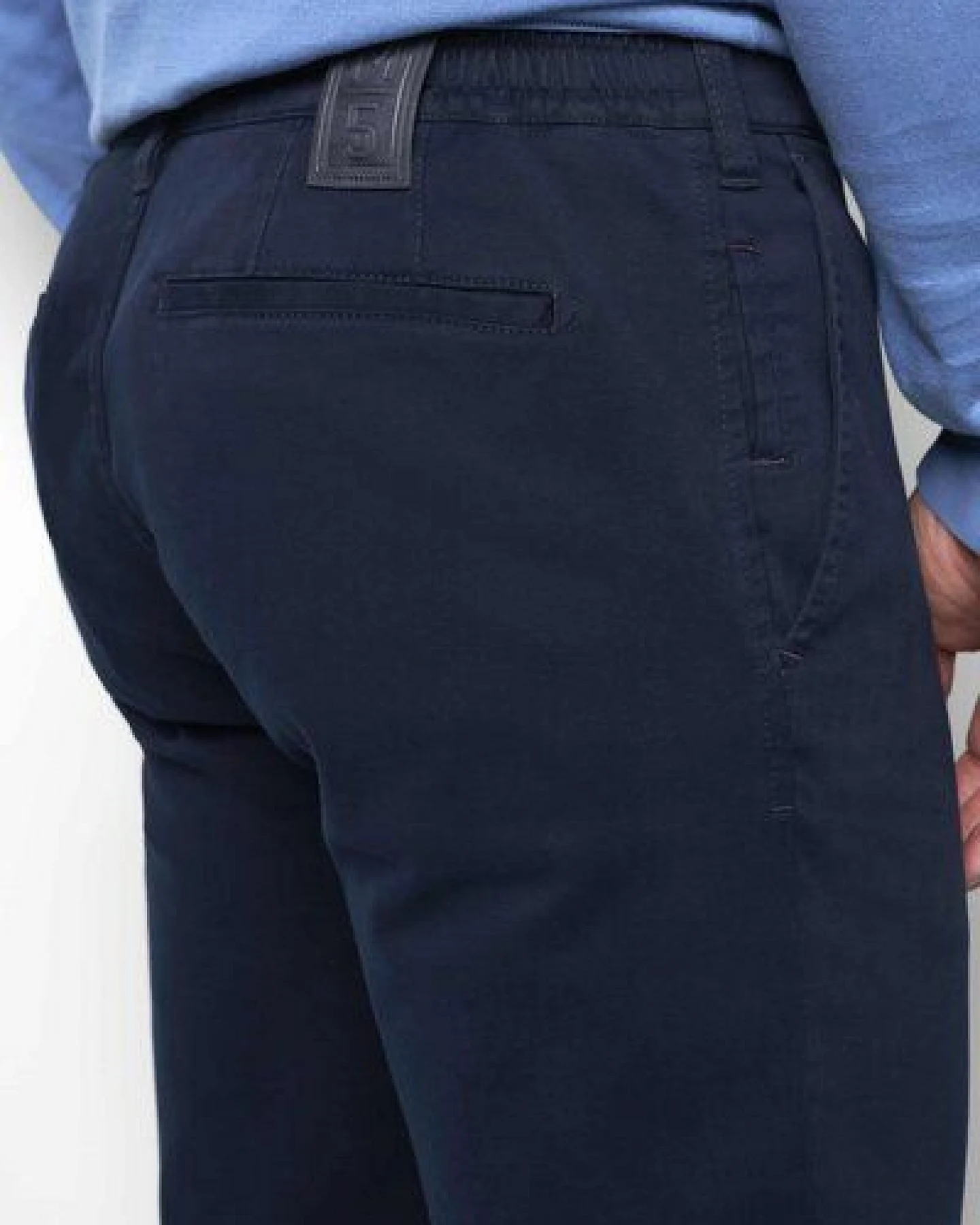 M 5 BY MEYER Sportliche Chino im Jersey Look – Ansicht 4