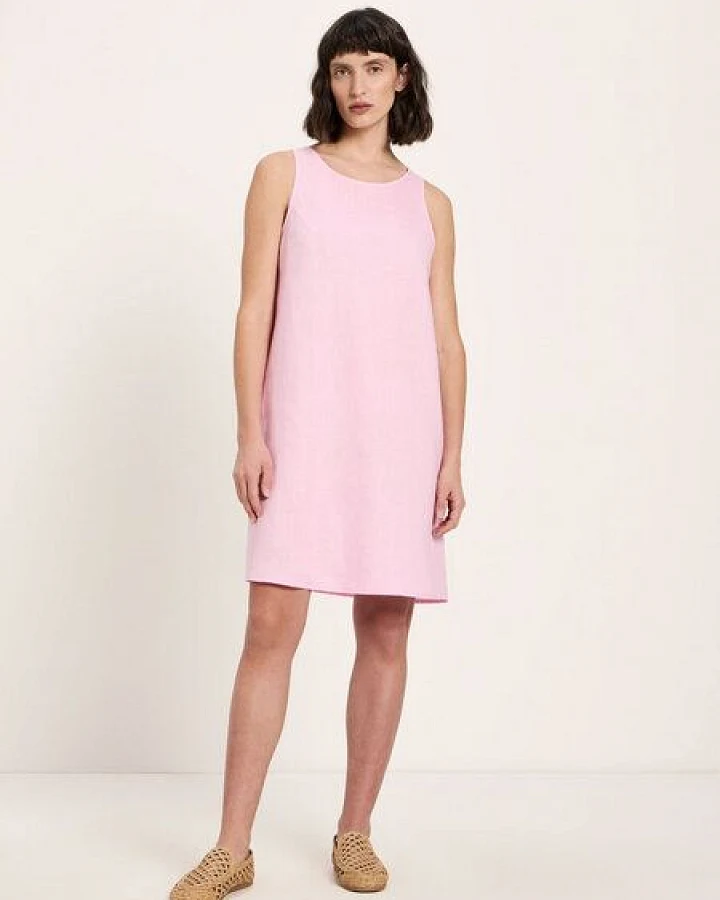 LANIUS Kleid (GOTS) aus Leinen