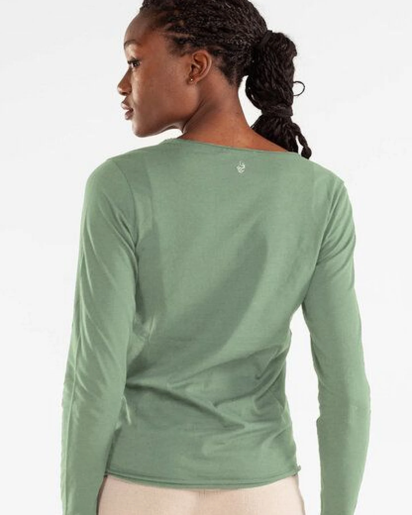 Alma & Lovis Smartes Langarmshirt aus Bio-Baumwolle – Ansicht 2
