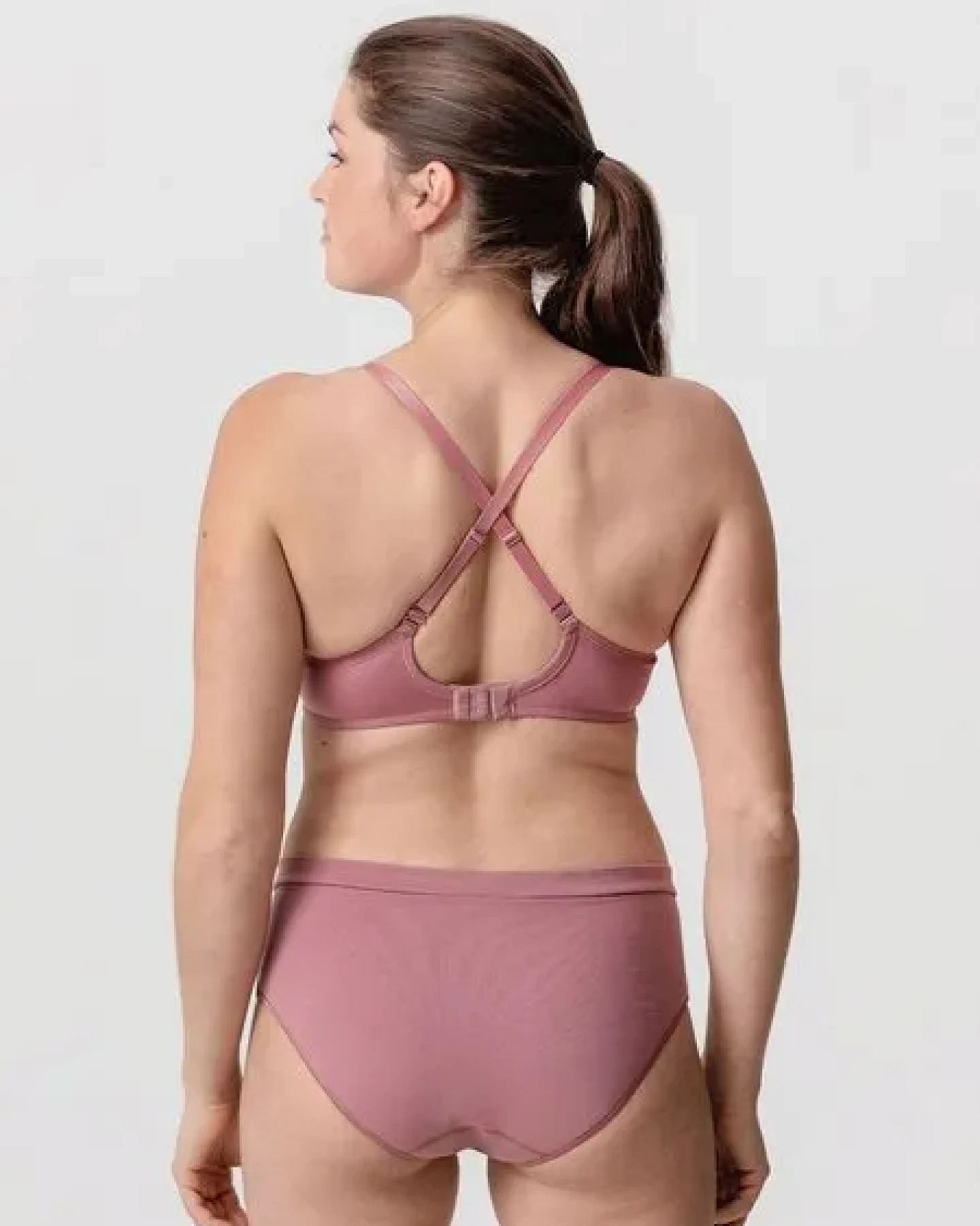 erlich textil Amela bügelloser BH aus Bio-Baumwolle, made in Europe – Ansicht 3